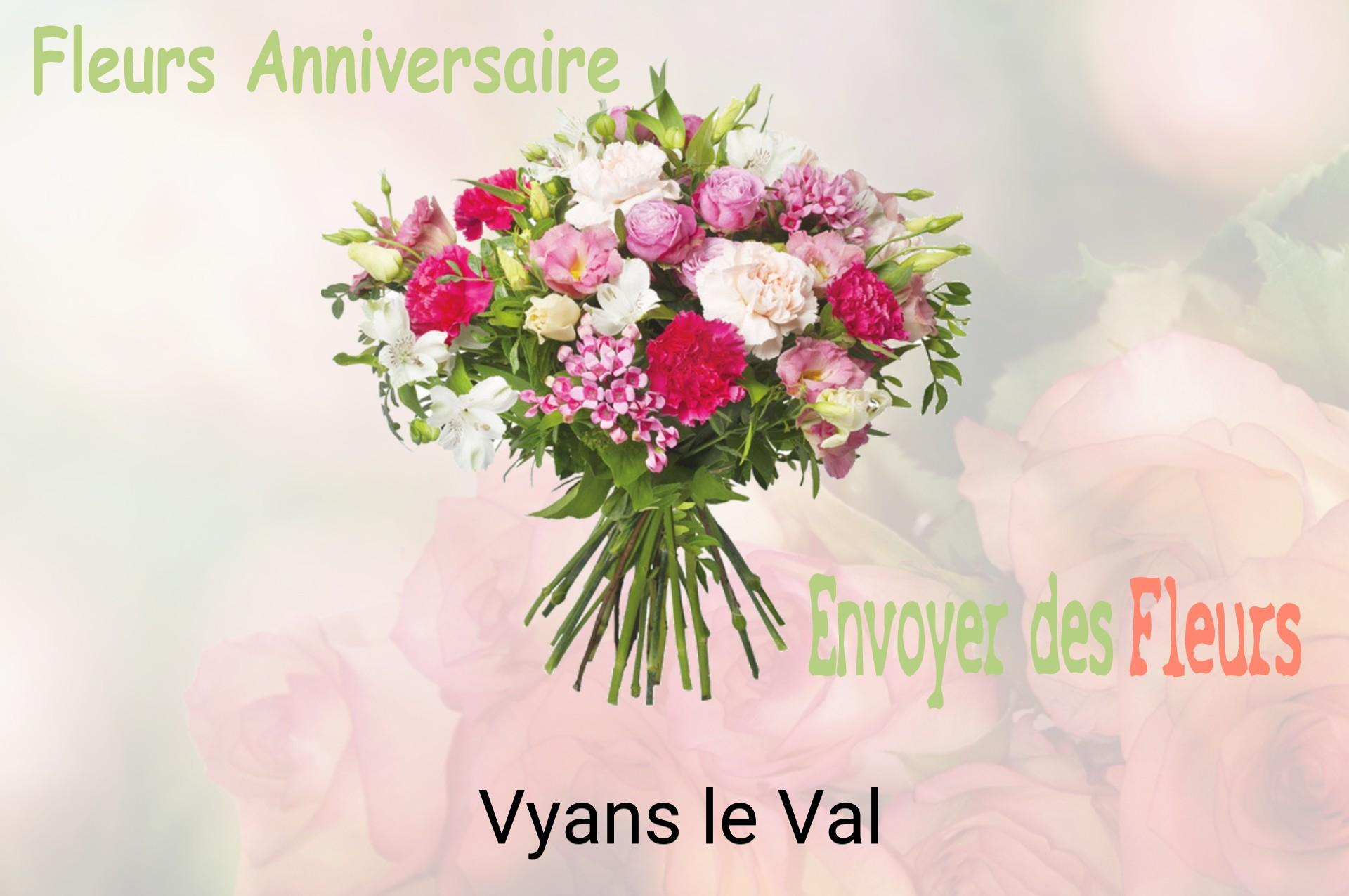 Bouquet de fleurs d’anniversaire livré à Vyans-le-Val