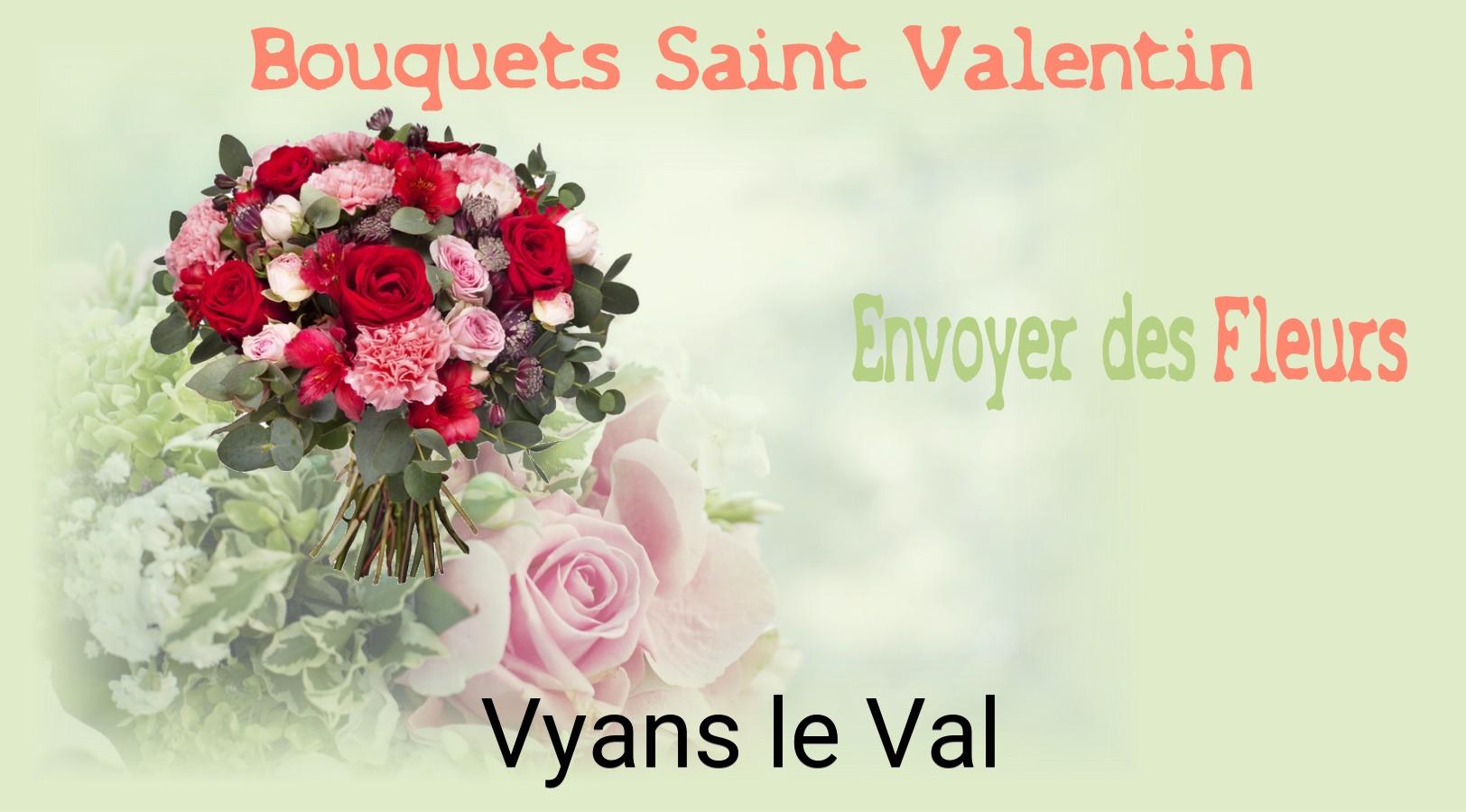 Roses de Saint-Valentin livrées à Vyans-le-Val